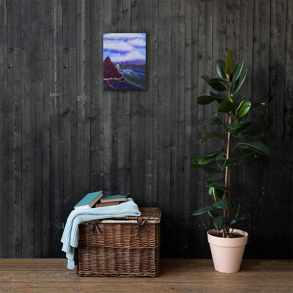 Bob Ross Inspired Canvas Print