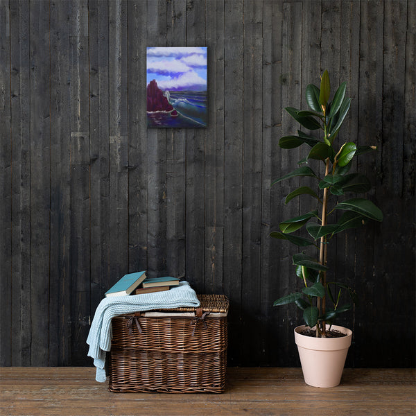 Bob Ross Inspired Canvas Print