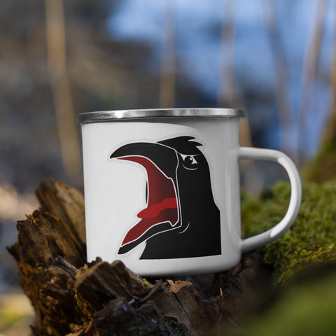 Krow Yell Enamel Mug