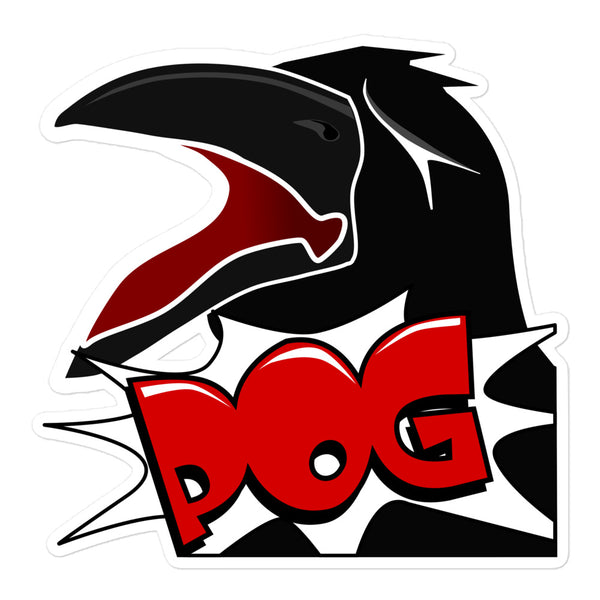 Krow POG! Bubble-free stickers