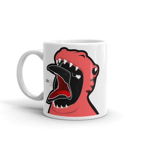 Krowma2DinoRar White glossy mug