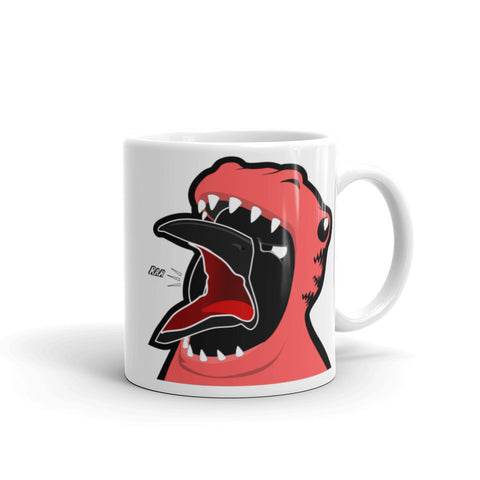 Krowma2DinoRar White glossy mug